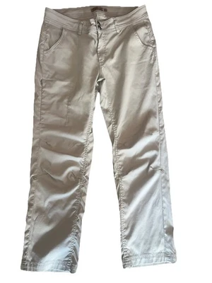 Pantalones PrAna Halle II para mujer 12 cortos (32x26) caqui nailon elástico enrollable senderismo Foto 1 de 4