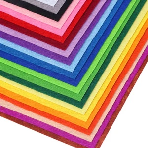 80 Pcs Nonwoven Material Non-woven Felt Craft Kits Fabric Child DIY Chips - Foto 1 di 11