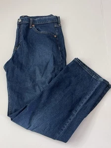 GAP Damen M 90s Loose Mid Rise Carpenter Blue Jeans Größe 32/14R - Bild 1 von 5