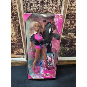 1996 Mattel Barbie (Ocean Friends) und Baby Keiko der Wal - NEU - Mattel #15428 - Bild 1 von 8