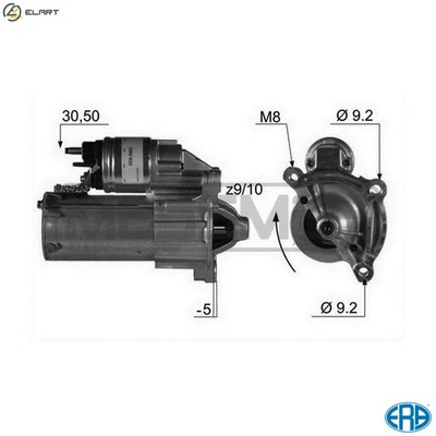 STARTER 220012 FOR PEUGEOT PARTNER/PATAGONICA/URBANA/MPV/ESCAPADE/Box/Body/MPV - Image 1 of 4