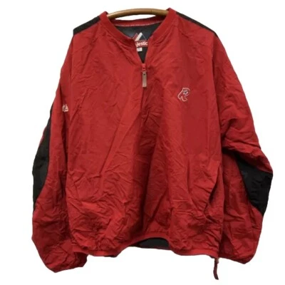 Chaqueta cortavientos Majestic Reading Fightin Phils Phillies XL para hombre MiLB Foto 1 de 4