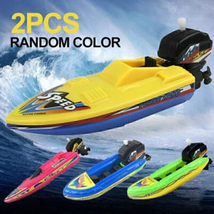 2 Stück Badespielzeug Boot Kinder Badewannenspielzeug Wasserspielzeug Bades - Bild 1 von 7