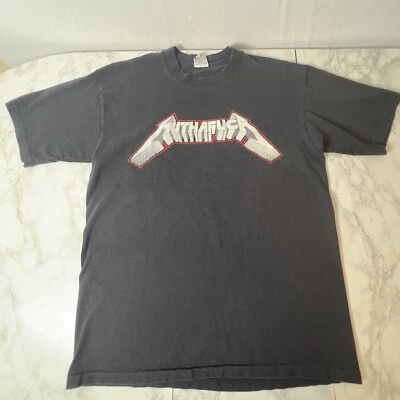 复古 90 年代 Archaic Smile Muthafuca 朋克乐队 T 恤尺寸 L Cal Cru 标签 — 第 1/4 张图片