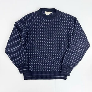 Ermenegildo Zegna Cotton Nylon Pullover Crewneck Sweater Top Mens S - Picture 1 of 6