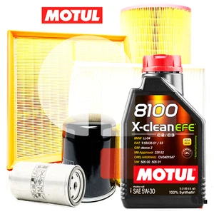 Kit Tagliando Per Alfa Romeo Mito 1.6 JTD Dal 2008 4 Filtri+5LT Olio Motul 5W30 - Imagen 1 de 8