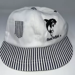 Vintage Sea World Child Hat Cap Size Small w Elastic Band,Cotton, Shamu NWT - Picture 1 of 8