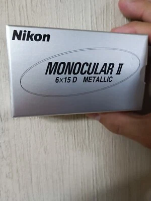 Nikon 6x15D Monocular II 9X Magnifier Dual Function Telescope Japan Metallic - Image 1 of 4