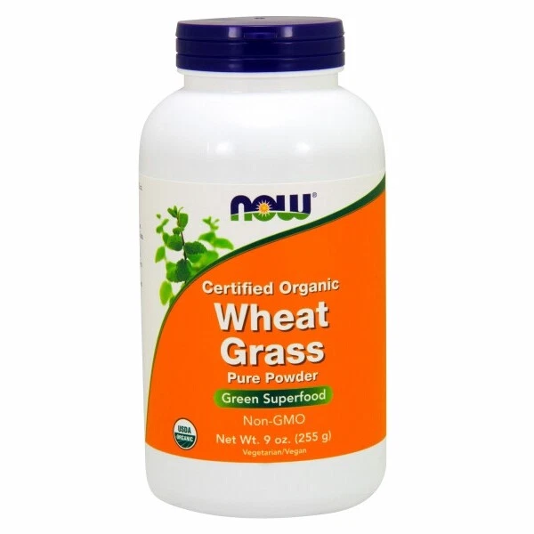 Organic Wheat Grass Pure Powder POWDER 9 Oz By Now Foods - Image 1 of 1