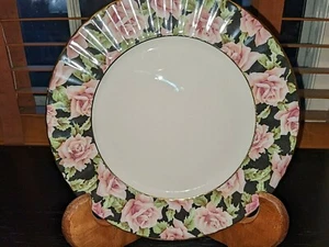 Royal Patrician Staffordshire Mittagessen Teller 8 1/8" Rosa Rosen Goldrand - Bild 1 von 7