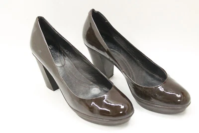 Zapatos De Mujer CAMPER Talla 8.5 Europa 39 De Cuero Marrón S7317 - Imagen 1 de 4