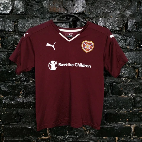 Heart Of Midlothian Jersey Home football shirt 2016 - 2017 Puma Size Young M Cover