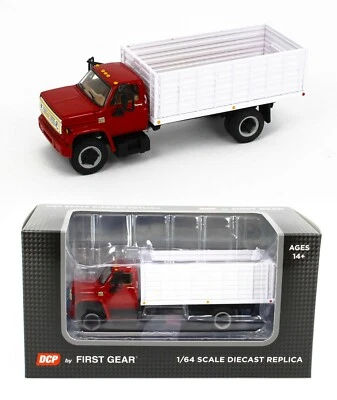 NEW 2021 1:64 DCP *RED & WHITE* Chevrolet C65 Tandem-Axle GRAIN TRUCK NIB - Image 1 of 4
