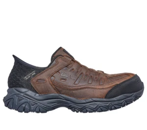 Skechers Herren Holdredge-Ryker Slipper Arbeitsschuhe Gr: 12 Braun (200234/CDB) - Bild 1 von 20