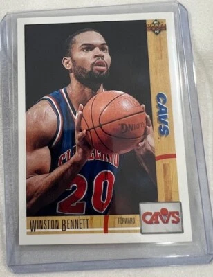 Winston Bennett  1991-92 Upper Deck Basketball card #247 Cleveland Cavaliers - Image 1 of 2
