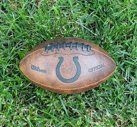 Indianapolis Colts Wilson Brown Football 2-4 lbs. 8.25" Long Kids Child Cover