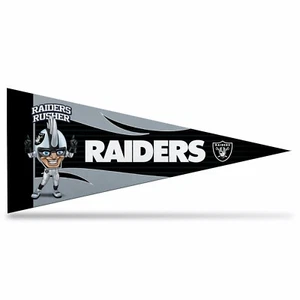 Las Vegas Raiders NFL Mascot Mini Pennant 9"x4", New, felt, Made in USA  - Picture 1 of 4