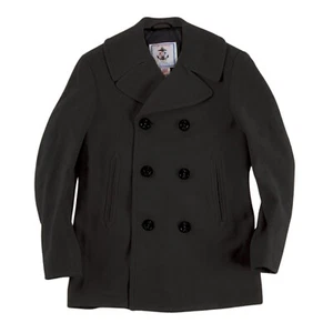 Sterlingwear, Navigator Melton Woacoat, Uomo, Nero, Made in USA - Foto 1 di 29