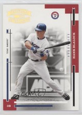 2004 Donruss Throwback Threads Gold Proof /100 Hank Blalock #190