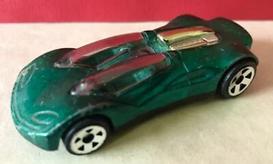 1999 McDonald's Happy Meal Hot Wheels #9 Double Cross Metallic Green Race Car - Picture 1 of 4