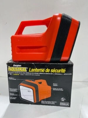 Linterna de seguridad industrial Eveready #459 vintage sin usar, linterna flotante 6v Foto 1 de 4