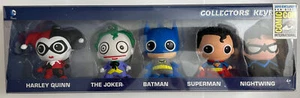 DC Comics Portachiavi in Schiuma 3D 5 Harley, Joker, Batman, Superman, Nightwing (SDCC 2015) - Foto 1 di 9