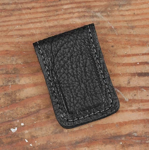 Schwarzer Hai magnetische Geldklammer - Amish hergestellt echtes Haifischfell - Bild 1 von 3