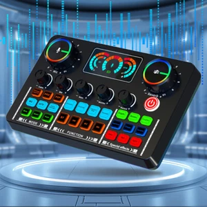 Live Sound Card Audio Recording Singing Sound Card Audio Mixer Voice Changer - Bild 1 von 9