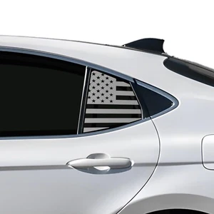 Fits Toyota Camry 2025+ Quarter Window American Flag Decal Sticker - Picture 1 of 9