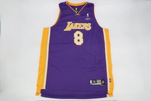 Kobe Bryant LA Lakers Jersey Mens XL Length + 2 Yellow #8 NBA Basketball Reebok - Picture 1 of 10
