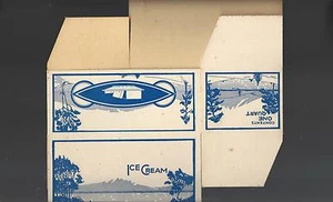 Vintage Generic Unused 1 Quart Ice Cream Carton 1950's? New Old Stock  - Picture 1 of 1