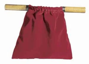 Church Collection/Offering Bag - Red Velvet with light Wooden handles - OB01RN - Picture 1 of 1