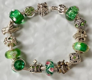 ❤️Authentic PANDORA BRACELET Silver Green European Charms Beads Pandora Box #1❤️ - Picture 1 of 4