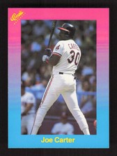 1989 Classic Travel   Joe Carter #11 Cleveland Indians