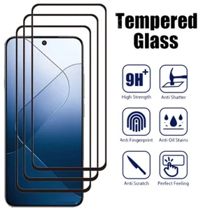 Tempered Glass For Xiaomi 14 13 12 11 Pro Xiaomi Mi X CIVI Poco Screen Protector - Picture 1 of 11