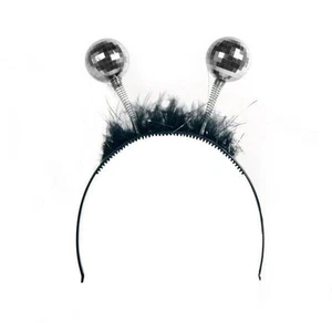 SILVER DISCO BALL HEAD BOPPERS - Picture 1 of 1
