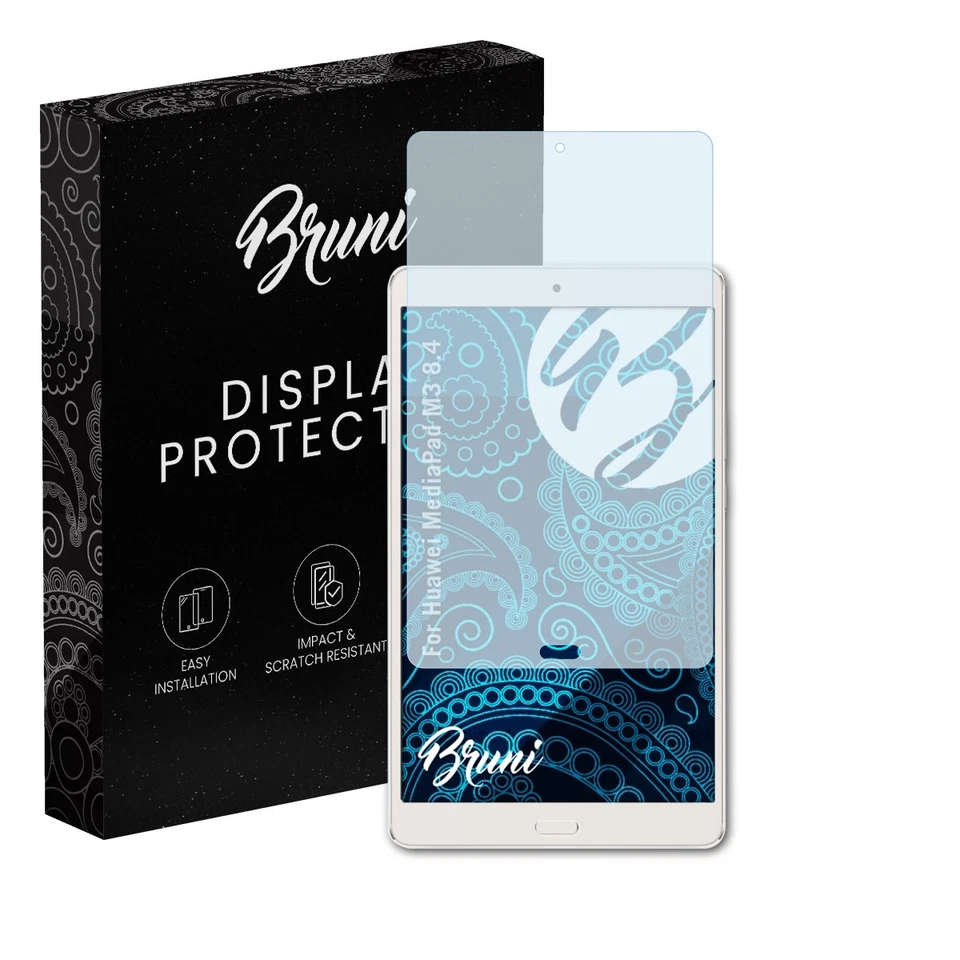 Bruni 2x Protective Film for Huawei MediaPad M3 8.4 Screen Protector - Image 1 of 4