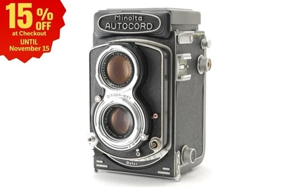[NEAR MINT] MINOLTA AUTOCORD 6x6 TLR Film Camera Seikosha 75mm f3.5 From JAPAN - Image 1 of 4