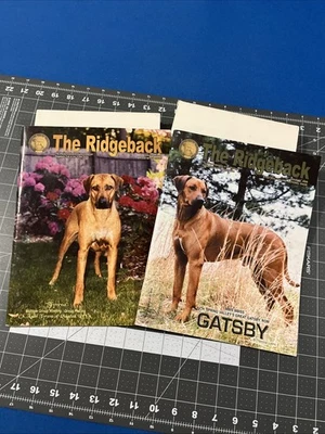 Rhodesian Ridgeback Club Magazine Issue 1 & 3 2008 RRCUS Dog Breed Performance Foto 1 de 4