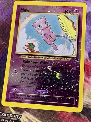 Pokémon TCG Vintage Mew 1/18 Southern Islands Reverse Holo Promo - LP/slight MP - Image 1 of 4