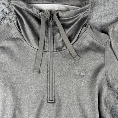 Pullover Columbia Mujer 1/4 Cremallera Talla Grande Manga Larga Cuello Alto Bolsillos Foto 1 de 4