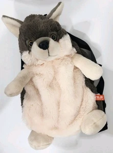 Mochila Wild Republic Wolf Animal de Peluche Ajustable - Imagen 1 de 5