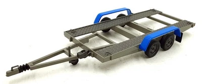 Otto Mobile 1/18 Scale Resin OT357A - Rally Assistance Car Trailer - Silver/Blue - Image 1 of 4