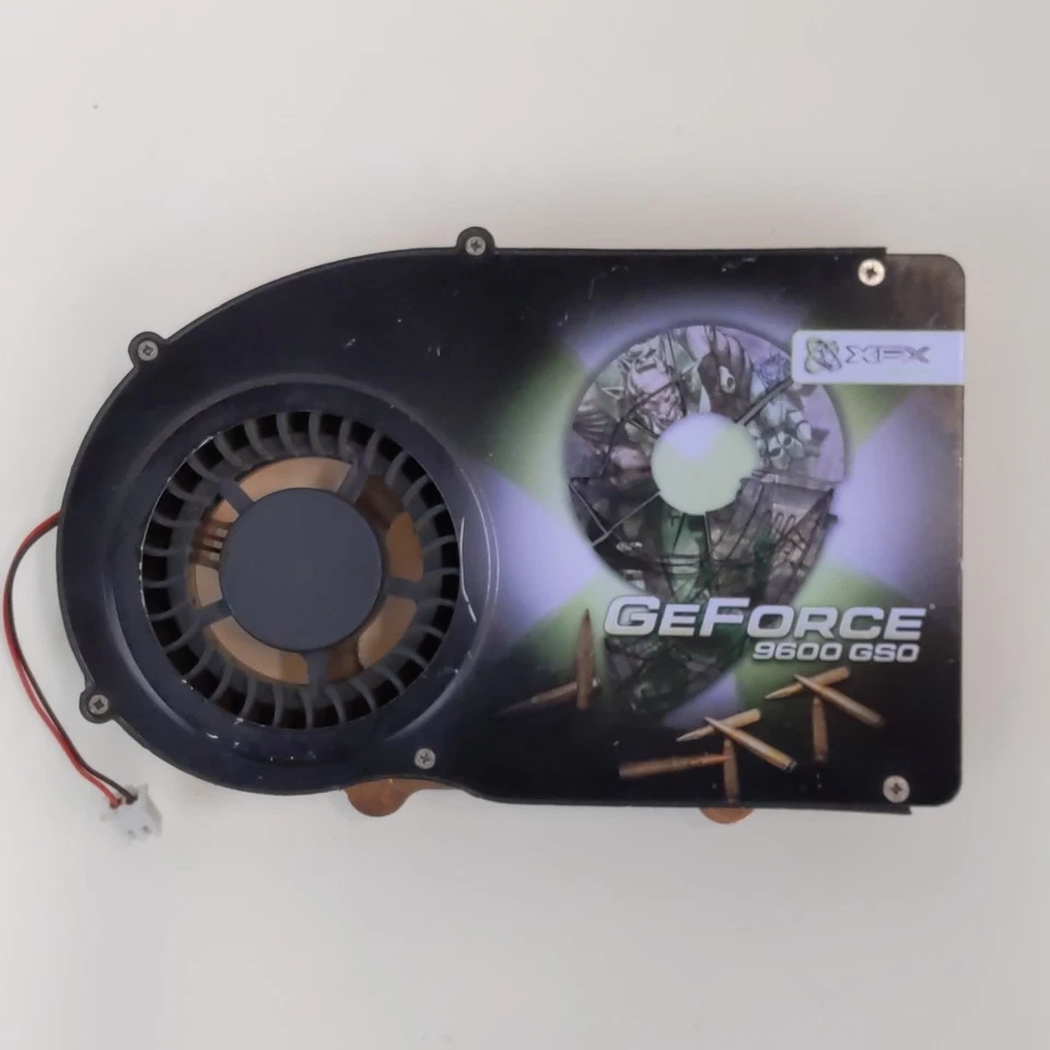 XFX NVIDIA GeForce 9600 GSO GPU Heatsink Fan Cooler Replacement Single Slot - Image 1 of 3