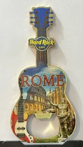 HARD ROCK CAFE *** ROME *** CITY GUITAR BOTTLE OPENER MAGNET ~ AWESOME!! - Picture 1 of 1