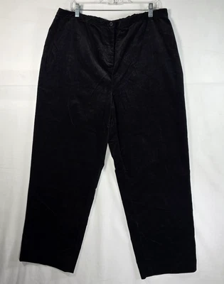 Pantalones Susan Graver Para Mujer 1X Pana Elastizados Cómodos Cintura Elástica Clásicos Foto 1 de 4