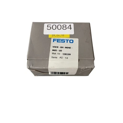 Festo VHER-BH-M04E-M05-UD 4/3-Way Manual Lever Valve 538199 - Image 1 of 4