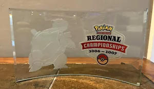 Pokemon 2006-2007 Blastoise Regional GCC Campionati Vetro Trofeo - Foto 1 di 3
