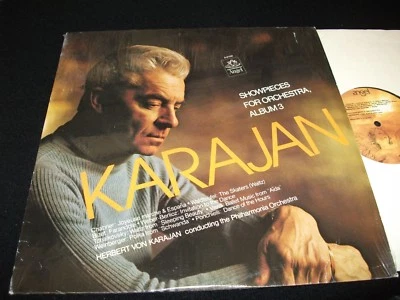 KARAJAN<>SHOWPIECES FOR ORCHESTRA ALBUM 3<>Lp VINYL~USA Pressing~ANGEL S-37250 - Image 1 of 2