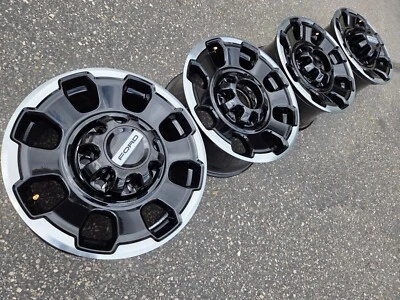 18" FORD F250 F350 8X170 OEM FACTORY STOCK WHEELS RIMS TREMOR SUPERDUTY BLACK - Image 1 of 4